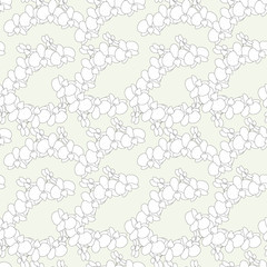 Seamless pretty pattern in cute white flowers orchid on light blue background. Floral print for textile, fabric manufacturing,wallpaper, covers, surface, wrap, scrapbooking, decoupage, clothes.Vector