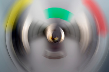 Abstract Background Of colorful Spin Circle Radial Motion Blur.