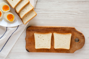 Cooking egg sandwich step-by-step