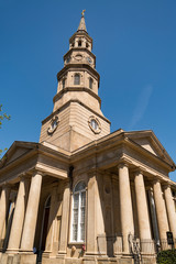 Fototapeta na wymiar Detail of St. Phillips Church in Charleston, South Carolina