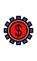 Pixel perfect icon. Finance