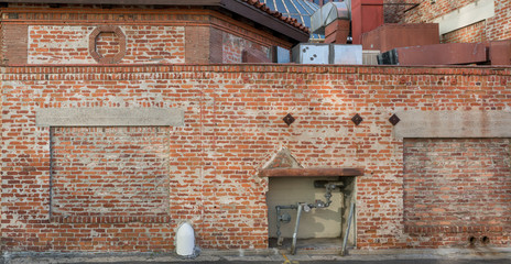 Brick wall texture backdrop element