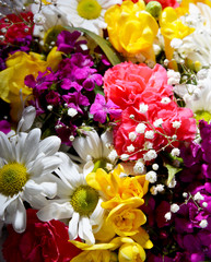 bouquet of colorful flowers