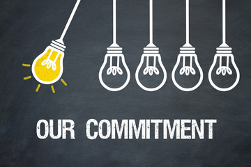 Fototapeta premium Our Commitment 