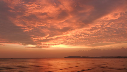Tropical Ao Phra Nang Beach near Krabi, Thailand.