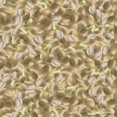 Background with hemp seeds. Marijuana bunch. Vector illustration.