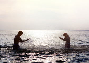 Couple in the Water