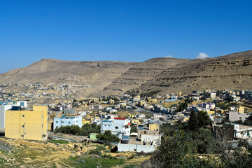 Jordan, Middle East, mountain village