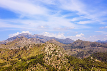 Fototapeta na wymiar Mallorca Landscapes - mountainous Collection 