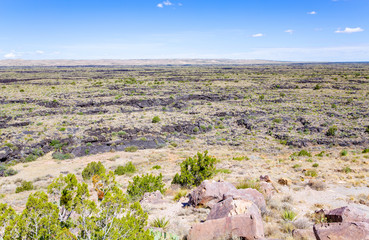 Valley of Fire Recreation Area, Tularosa Valley, the Malpais in New Mexico, USA