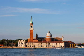 Fototapeta na wymiar View of San Giorgio Maggiore island in Venice Italy