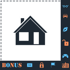 Home icon flat