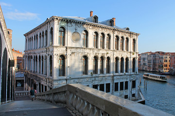 Fototapeta na wymiar Ancient architecture in Venice Italy