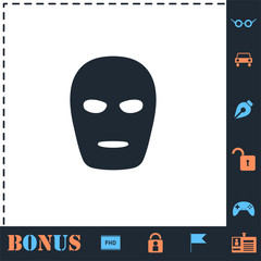 Mask icon flat