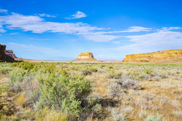 Scenic desert in New Mexico, USA