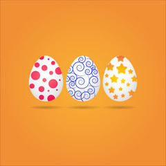 Painted Easter eggs