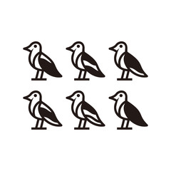 Bird vector logo collection