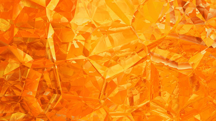 Orange Crystal Abstract background