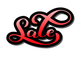 Fototapeta premium Sale lettering. Vector illustration