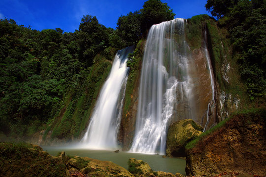 Waterfall, Ujung Genteng, West Java, Indonesia