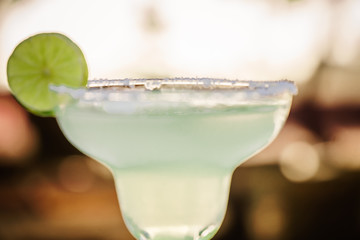 Margarita cocktail detail