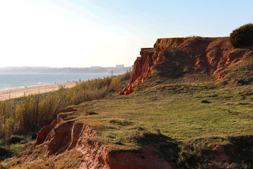 Du haut de la Praia da Falesia