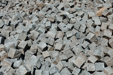 Granite Cube for Contruction