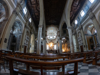 Fototapeta premium The Sarzana's Cathedral, interior view