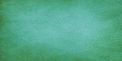 Green wide grunge effect texture.