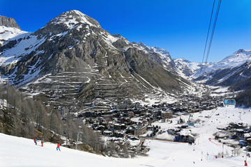 Blick auf Val d´Isère