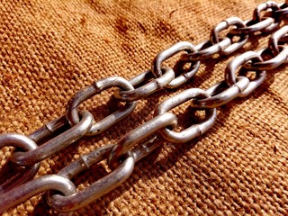 A chain is a serial assembly of connected pieces, called links, typically made of metal, with an...