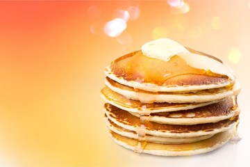 Fresh stack pancakes