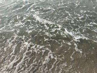 waves on the beach