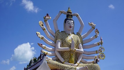 Obraz premium plai laem temple complex on koh samui