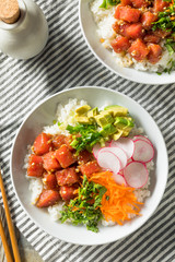 Homemade Ahi Tuna Poke Bowl
