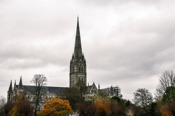 Fototapeta premium Salisbury Cathedral in England