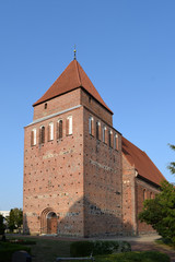Obraz premium Kirche in Jördenstorf, Mecklenburg