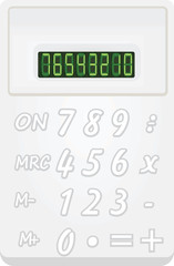 Calculator. vector illustration