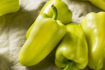 Raw Yellow Organic Gypsy Peppers