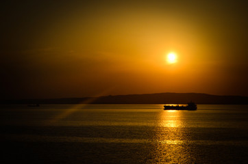 egeo atardecer