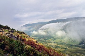 Cloud inversion above Dunmail Raise