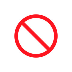 Stop icon isolated on white background. Vector illustration. Eps 10.