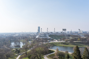 Frühling in München Olympiapark