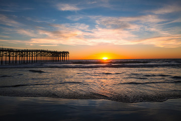 Fototapeta premium san diego pier at pacific beach