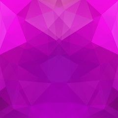 Obraz premium Geometric pattern, polygon triangles vector background in pink  tones. Illustration pattern