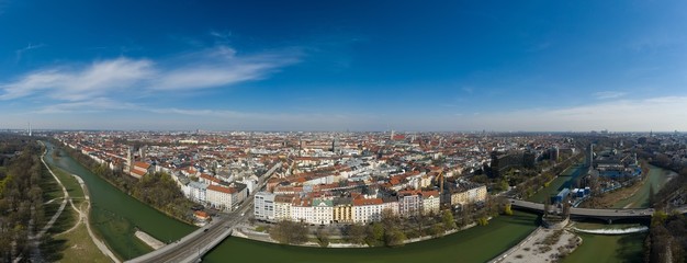Fototapeta premium München von oben