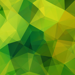 Obraz na płótnie Canvas Background of geometric shapes. Green mosaic pattern. Vector EPS 10. Vector illustration