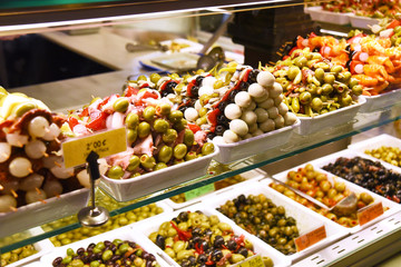 Tapas on location at a Tapas-Bar