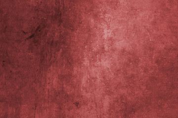 Red wall with concrete texture as a background