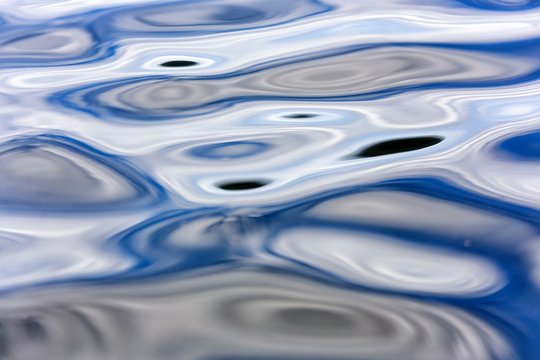 Abstraction of glowing water surface 